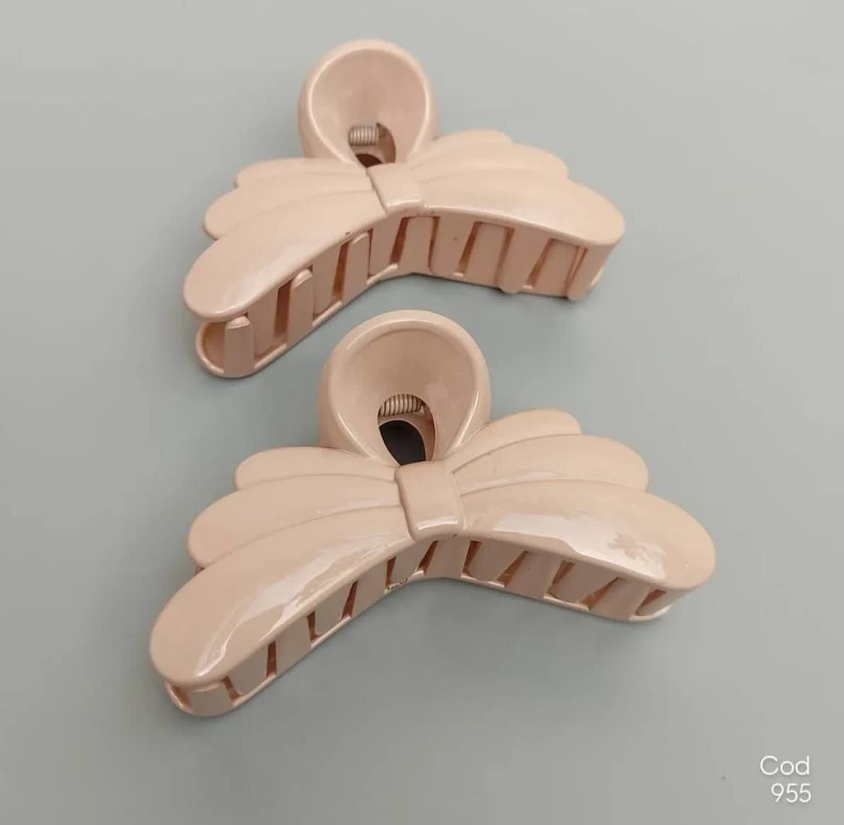 کلیپس رنگی لعابی